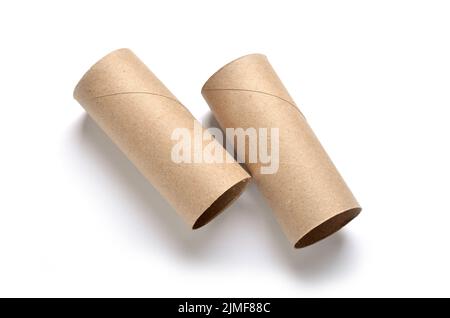 Cardboard toilet roll tubes Cut Out Stock Images & Pictures - Alamy