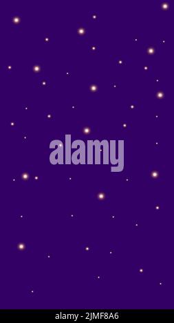 Night Sky Glowing Stars in the Sky Stock Vector