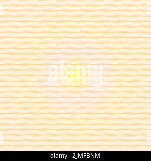 Abstract background yellow geometric brick wall architecture horizontal tile structure textured wallpaper pattern seamless vector illustration Stock Vector