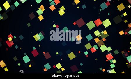 Abstract layering of rectangles Stock Photo