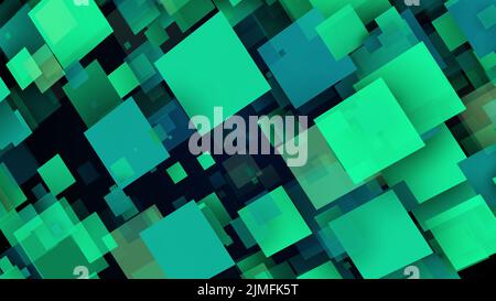 Abstract layering of rectangles Stock Photo