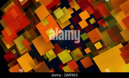 Abstract layering of rectangles Stock Photo