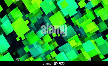 Abstract layering of rectangles Stock Photo