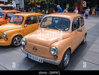 Today, a Fiat-Fico Fest 2022  was held in front of the BBI Center in Sarajevo Stock Photo