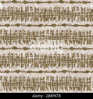 Sepia brown striped canvas effect seamless texture. Material line ...