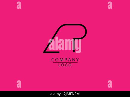 Abstract Alphabets Letters AP or A P Logo Stock Vector