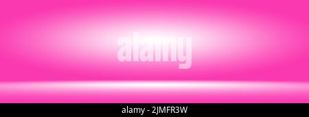 Abstact photographic Pink Gradient studio backdrop Background. Stock Photo