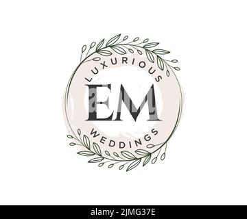 MM Initials letter Wedding monogram logos collection, hand drawn modern  minimalistic and floral templates for Invitation cards, Save the Date,  elegant Stock Vector Image & Art - Alamy