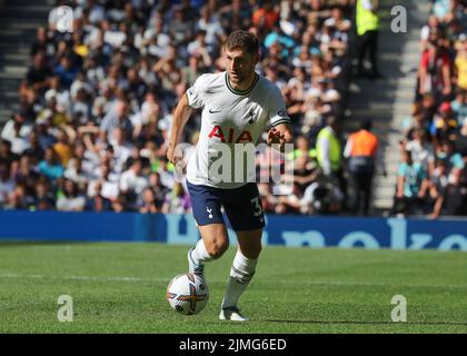 6th August 2022; Tottenham Hotspur Stadium. Tottenham, London, England; Premier League football, Tottenham versus Southampton: Ben Davies of Tottenham Hotspur