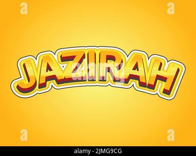 text effect template with 3d bold style use for log Stock Vector