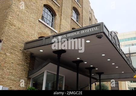 London Bridge Hospital in Southwark, London, England. Stock Photo