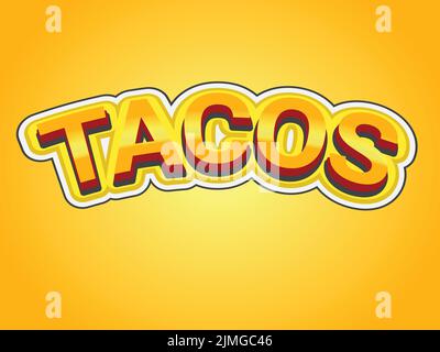 text effect template with 3d bold style use for log Stock Vector