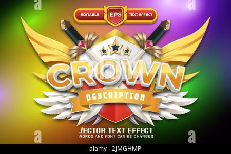 This graphic resource gives you a quick & easy possibility to apply a high quality effect to your text. Stock Vector