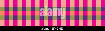 simple pink plaid seamless vector classic pattern Stock Vector
