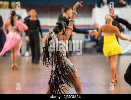 September 18 2018 International Dance Competition in Bucharest Romania Stock Photo