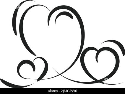 Set of love. Hand drawing. Doodle style. for your design. 25684246 Vector  Art at Vecteezy