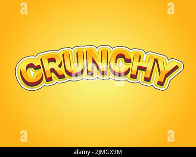 text effect template with 3d bold style use for log Stock Vector