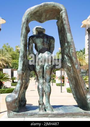 MARBELLA, ANDALUCIA/SPAIN   MAY 4 : Salvador Dali sculpture in Marbella Spain on May 4, 2014 Stock Photo