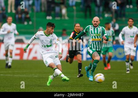 Caxias Do Sul, Brazil. 06th Aug, 2022. RS - Caxias do Sul - 08/06/2022 - BRAZILIAN TO 2022, YOUTH X AMERICA-MG. Pedrinho, America-MG player, in the match against Juventude, at Alfredo Jaconi Stadium, for the 2022 Brazilian Championship. Photo: Luiz Erbes/AGIF/Sipa USA Credit: Sipa USA/Alamy Live News Stock Photo