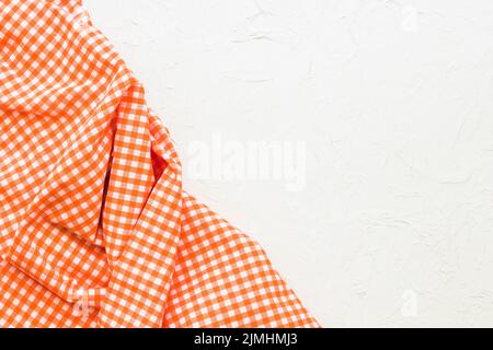 Piece checkered fabric Stock Photo