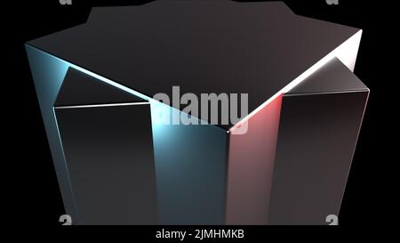 Metal cubes Stock Photo