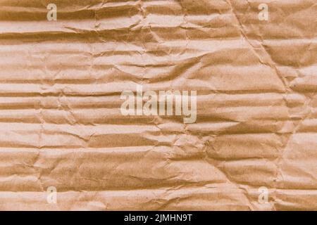 Crinkled cardboard texture Stock Photo
