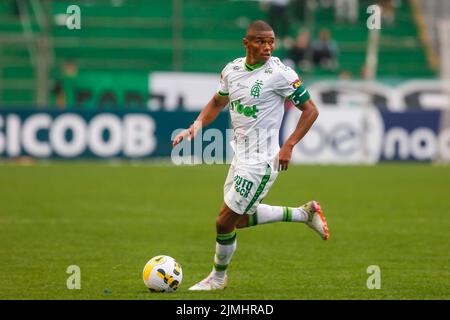 Caxias Do Sul, Brazil. 06th Aug, 2022. RS - Caxias do Sul - 08/06/2022 - BRAZILIAN TO 2022, YOUTH X AMERICA-MG. Juninho, America-MG player, in the match against Juventude, at Alfredo Jaconi Stadium, for the 2022 Brazilian Championship. Photo: Luiz Erbes/AGIF/Sipa USA Credit: Sipa USA/Alamy Live News Stock Photo