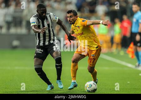 ISTANBUL - Emrah Bassan of Kayserispor during the Turkish Super Lig match  between Besiktas AS and Yukatel