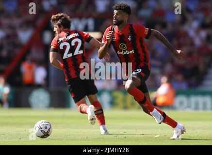 Bournemouth, England, 6th August 2022. Philip Billing of Bournemouth during the Premier League match at the Vitality Stadium, Bournemouth. Picture credit should read: Paul Terry / Sportimage