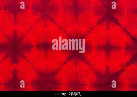 Flat lay colorful tie dye pattern Stock Photo
