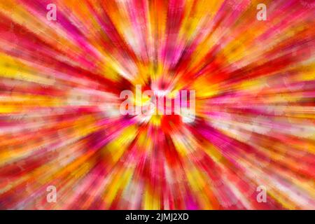 Red, pink, yellow and white asters. Floral background. Stock Photo