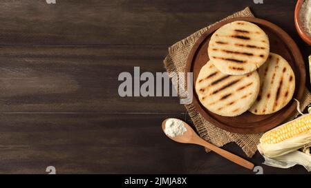 Food frame with copy space Stock Photo