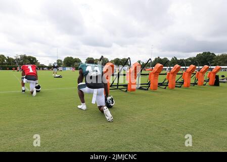 Philadelphia Eagles' Jalen Hurts in action during practice at NFL football  team's training camp, Saturday, July 30, 2022, in Philadelphia. (AP  Photo/Chris Szagola Stock Photo - Alamy