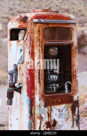 An old gas pump Stock Photo