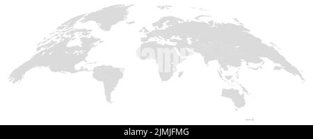 World map vector isolated on white background Stock Vector