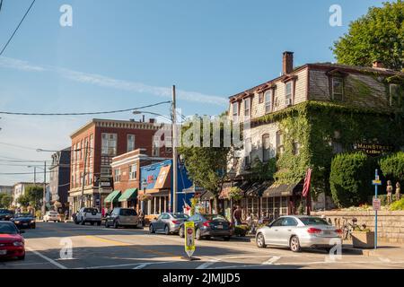 East greenwich rhode island waterfront scenes Stock Photo