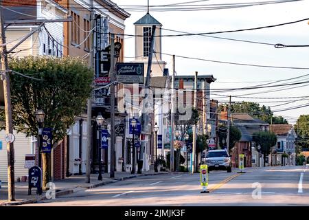 East greenwich rhode island waterfront scenes Stock Photo