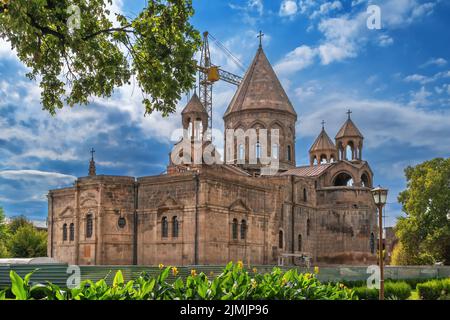 Etchmiadzin Cathedral, Vagharshapat, Armenia Stock Photo