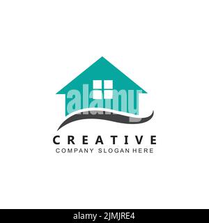 house building logo vector symbol Stock Vector