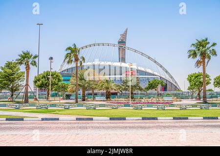 Al Khalifa Stadium will host games in Qatar for the 2022 for FIFA World Cup Stock Photo