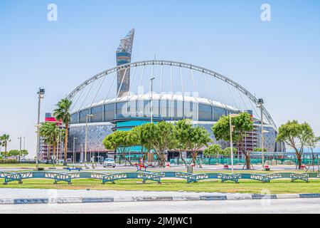 Al Khalifa Stadium will host games in Qatar for the 2022 for FIFA World Cup Stock Photo