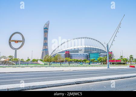 Al Khalifa Stadium will host games in Qatar for the 2022 for FIFA World Cup Stock Photo