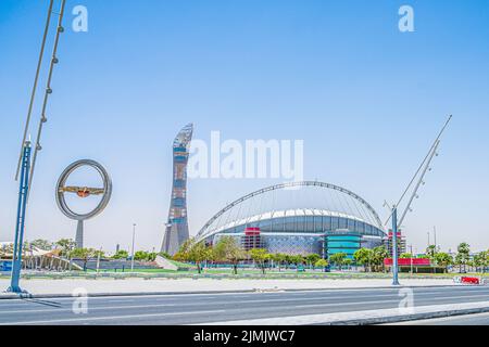 Al Khalifa Stadium will host games in Qatar for the 2022 for FIFA World Cup Stock Photo