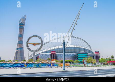 Al Khalifa Stadium will host games in Qatar for the 2022 for FIFA World Cup Stock Photo