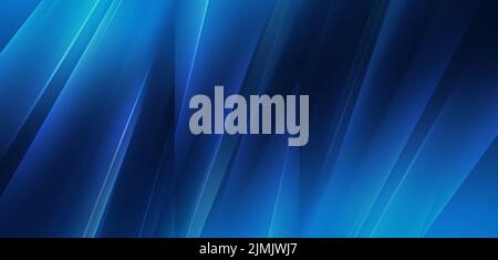 Abstract Volumetric Blue Background Stock Photo