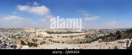 Panorama of Jerusalem Stock Photo