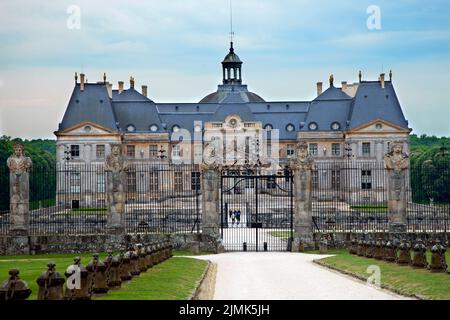 Palace of Vaux-le-Vicomte in France Stock Photo