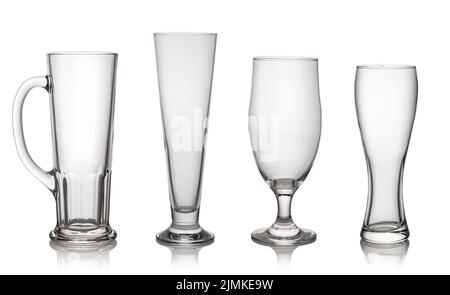 Glass on a white background Stock Photo