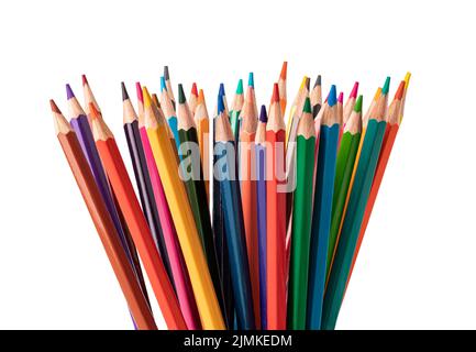 Color pencils set Stock Photo