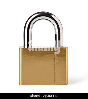Metal padlock Stock Photo